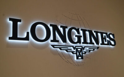 Pro Metal Halo Lit Signs For Longines