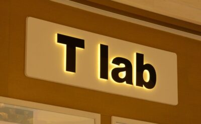 Side-Lit Signs For T Lab