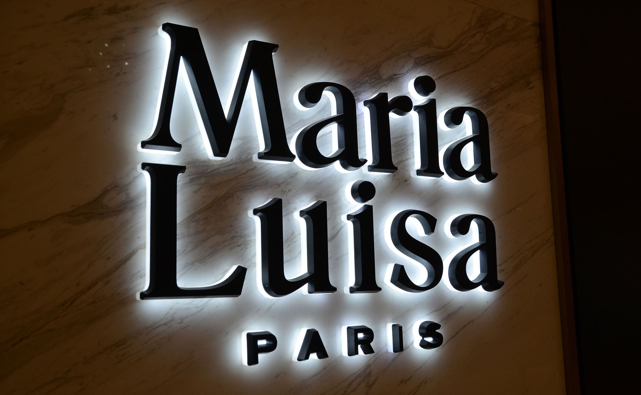 Acrylic Halo Lit Signs