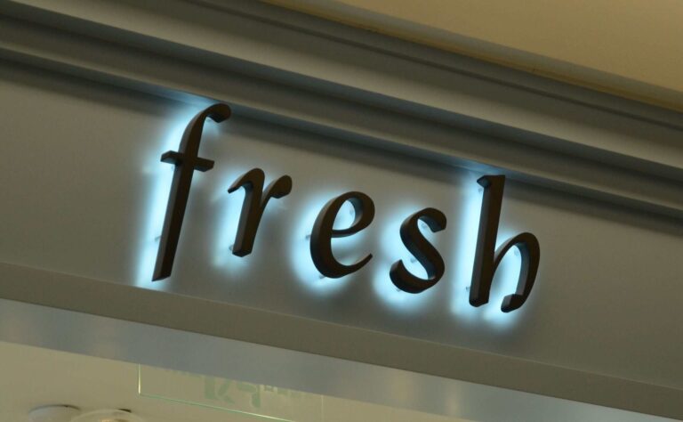 Basic Metal Halo Lit Signs for Fresh