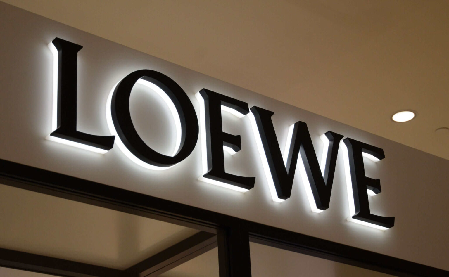 Pro Metal Halo Lit Signs for Loewe