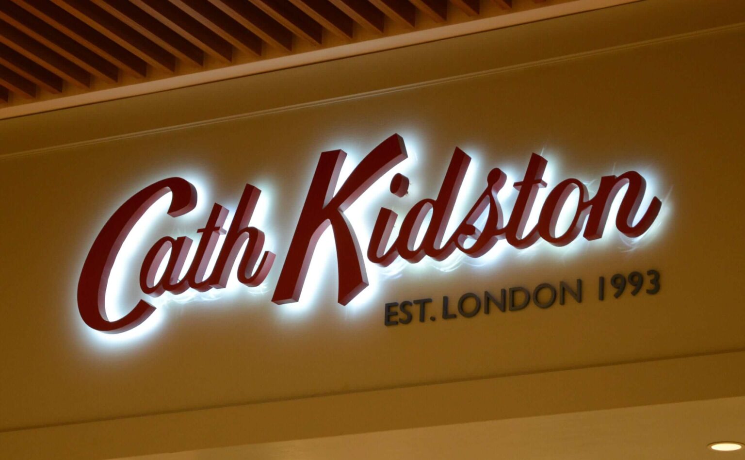 Basic Metal Halo Lit Signs for Cath Kidston