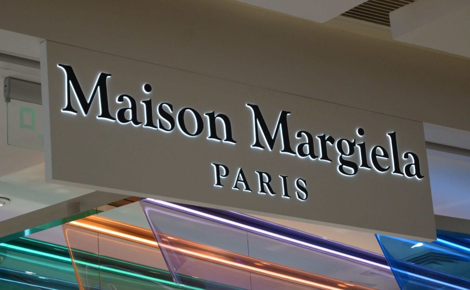 Halo Signage for Maison Margiela