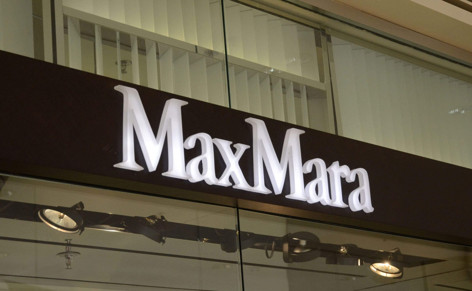 Halo Effect Light Box Signs for Max Mara