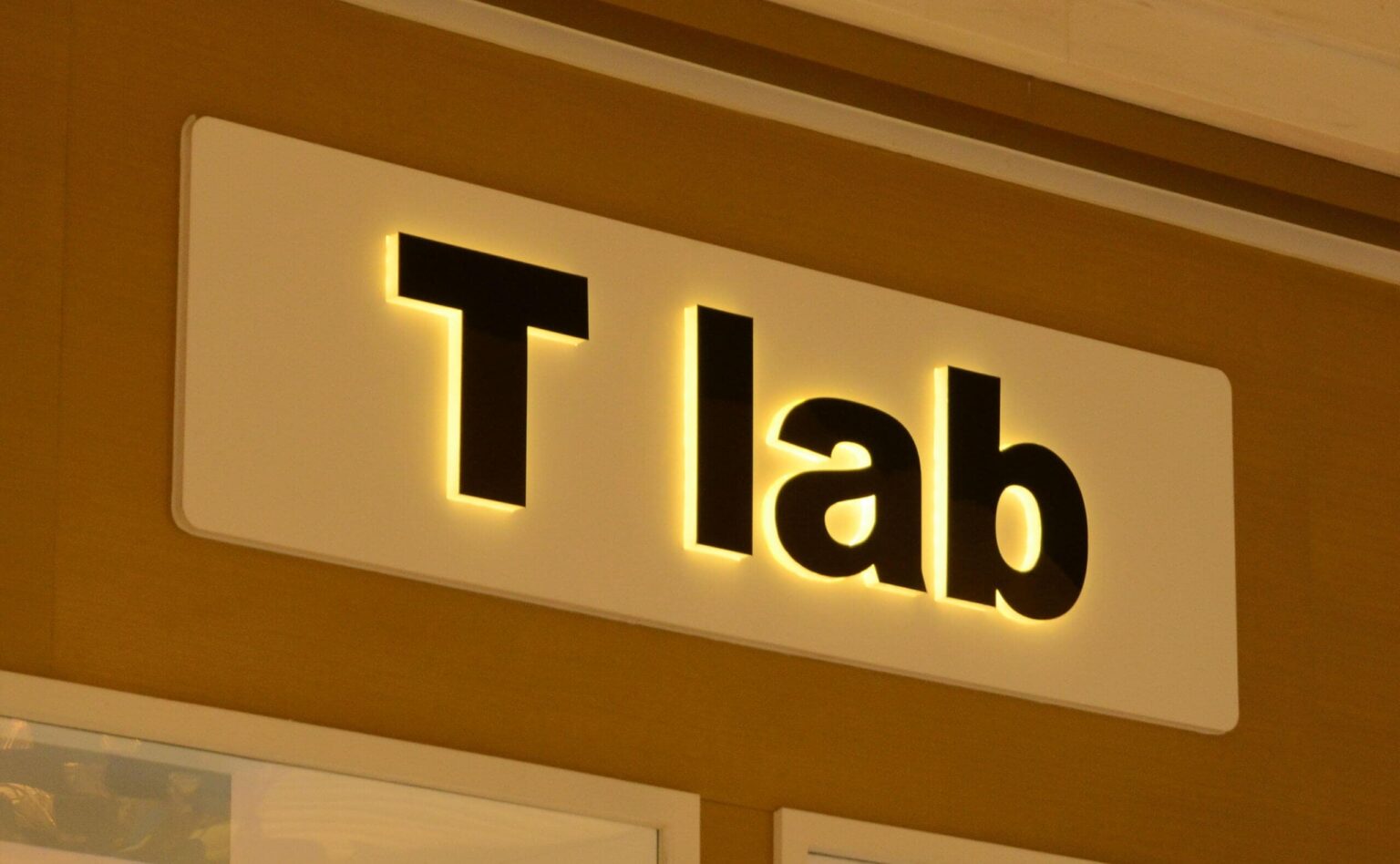 Side-Lit Signs for T Lab